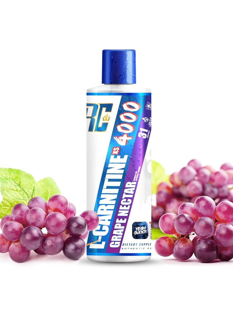 Ronnie Coleman L-Carnitine 4000 XS 465ml Grape Nectar - Image 1